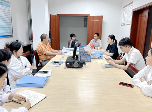 我院接受市临床检验质量控制中心医疗质量监督专项检查